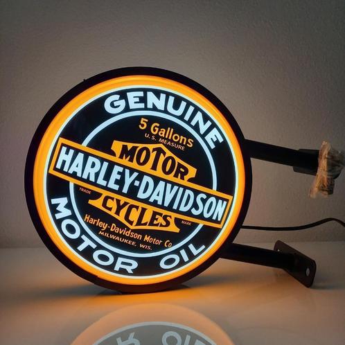 Verlicht muurbord / lichtbak van Harley Davidson Motorcycles, Verzamelen, Merken en Reclamevoorwerpen, Nieuw, Lichtbak of (neon) lamp