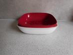 Tupperware Allegra Vergiet 1 Ltr. Wit Rood, Huis en Inrichting, Keuken | Tupperware, Ophalen of Verzenden, Zo goed als nieuw, Rood
