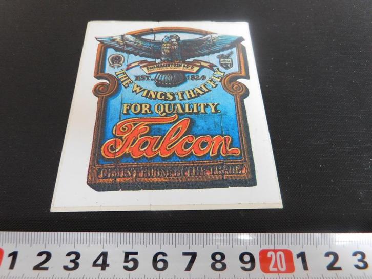 sticker FALCON for quality *, Verzamelen, Stickers, Zo goed als nieuw, Ophalen