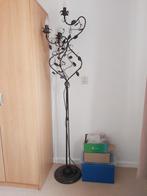 Sierlijke Staande Lamp - Krullend Metaal met Bladmotief, Huis en Inrichting, Lampen | Vloerlampen, Ophalen, Gebruikt, Metaal, 150 tot 200 cm