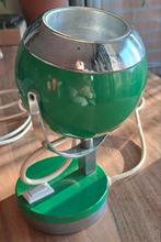 Vintage metalen eyeball lamp, Gebruikt, Vintage, Ophalen of Verzenden, Minder dan 100 cm