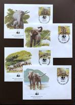 WWF WNF Sri Lanka 1986 FDC Indische Olifant, Postzegels en Munten, Postzegels | Eerstedagenveloppen, Ophalen of Verzenden, Onbeschreven
