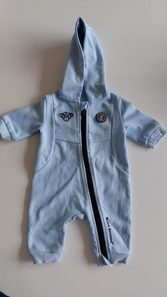 baby boxpakje black bananas licht blauw, Kinderen en Baby's, Kinderkleding | Kinder-kledingpakketten, Zo goed als nieuw, Overige maten