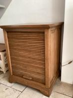 Rolluikkastje audio meubel stereo, Huis en Inrichting, Gebruikt, Eikenhout, Klasiek retro, Minder dan 100 cm