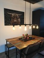 Industriële eettafel, Huis en Inrichting, Tafels | Eettafels, Ophalen, 100 tot 150 cm, 50 tot 100 cm, Zo goed als nieuw