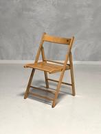 Klapstoelen 5x vintage retro klapstoel prijs p/stuk, Ophalen, Gebruikt, Bruin, Vintage