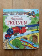 Flapjesboek Treinen, Gelezen, 3 tot 4 jaar, Usborne, Ophalen of Verzenden