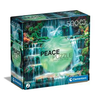 Clementoni: Peace Puzzle - The Flow 500 stukjes, Hobby en Vrije tijd, Denksport en Puzzels, Nieuw, Legpuzzel, 500 t/m 1500 stukjes
