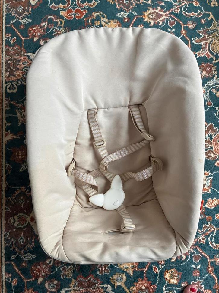 Stokke Tripp Trapp Newborn Set, Kinderen en Baby's, Wipstoeltjes, Gebruikt, Wipstoel, Topmark, Met gordel(s) of riempje(s), Ophalen of Verzenden