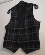 Nieuw River island Gilet spencer grijs zwart Ruiten L, Kleding | Heren, Kostuums en Colberts, Maat 52/54 (L), Verzenden, Zwart