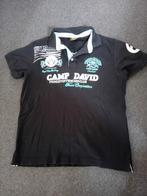 Zwarte Camp David polo maat XL, Zwart, Maat 56/58 (XL), Ophalen of Verzenden, Zo goed als nieuw