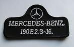 Mercedes 190E 2,3-16 patch badge opnaai, Verzamelen, Nieuw, Auto's, Verzenden