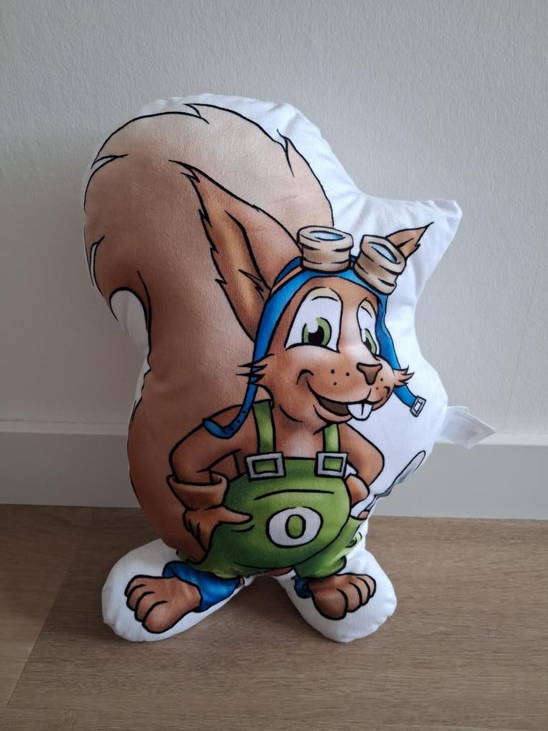 Kussen knuffel eekhoorn De Klimtuin Intratuin K9901, Kinderen en Baby's, Ophalen of Verzenden, Zo goed als nieuw, Overige typen