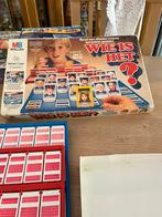 Wie is het ? Oude uitvoering zgan, Hobby en Vrije tijd, Gezelschapsspellen | Bordspellen, Ophalen of Verzenden, Zo goed als nieuw