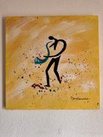 Abstract Schilderij Saxofonist, Ophalen