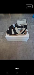Zwarte Suède Sandalen - Maat 41, Kleding | Dames, Schoenen, Zwart, Nieuw, Manfield, Sandalen of Muiltjes
