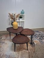 Salontafelset van 3 driehoekige tafels, nieuw, Ophalen, 50 tot 100 cm, Nieuw, 50 tot 100 cm