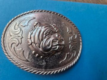 Western cowboy buckle riemgesp "Bulldog" beschikbaar voor biedingen