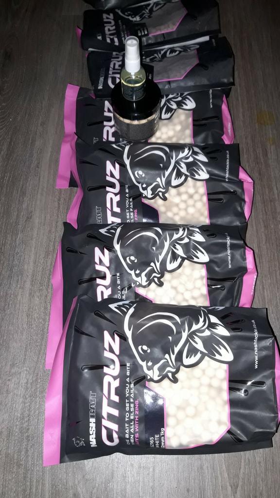 Nash boilies 12 mm citruz, Watersport en Boten, Hengelsport | Karpervissen, Zo goed als nieuw, Overige typen, Ophalen of Verzenden