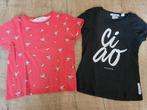 2 shirtjes maat 110/116, Ophalen, Zo goed als nieuw, Meisje, Shirt of Longsleeve