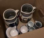 Rommelmarktspullen doos vintage aardewerk porselein kannen, Diversen, Rommelmarktspullen, Ophalen, Zo goed als nieuw