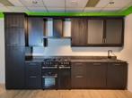 Stoere/robuuste zwarte Keller keuken 3.70m granieten blad, Huis en Inrichting, Keuken | Complete keukens, Gebruikt, Enkelwandige keuken