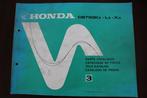 Honda CB750Kz Lz Ka 1980 parts catalogueteile katalog CB 750, Ophalen of Verzenden, Honda