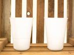 2 porseleinen cosy&trendy bekers/vazen 31009