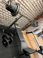 Drukbank met gewichten, Ophalen, Zo goed als nieuw, Fitnessbank