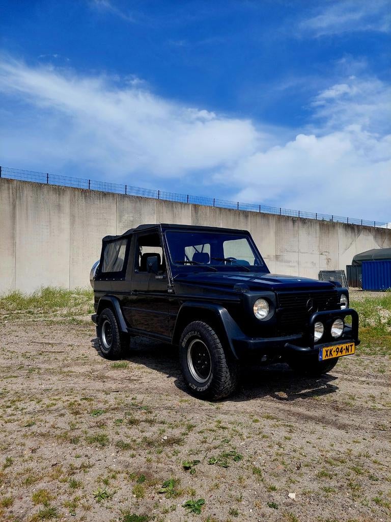 Geweldige G-Klasse cabrio. Absolute legende. Investeer nu!, Auto's, 4 cilinders, Zwart, Handgeschakeld, Particulier