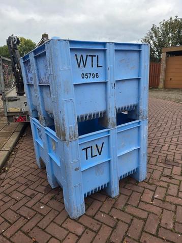 Kunststof Palletbox / Bulkcontainer - Stapelbaar beschikbaar voor biedingen