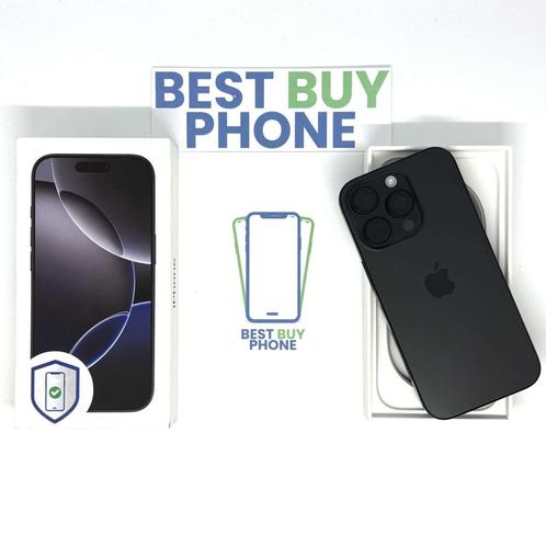 iPhone 16 Pro 128GB zwart /ongebruikt + 12 maanden garantie, Telecommunicatie, Mobiele telefoons | Apple iPhone, Zo goed als nieuw