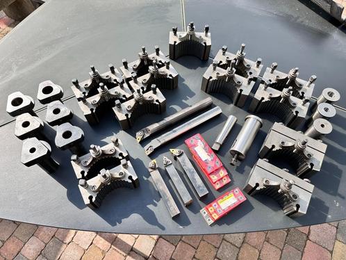 14 stuks Multifix C beitelhouders (laatste type, als nieuw), Doe-het-zelf en Verbouw, Draaibanken, Gebruikt, Onderdeel, Minder dan 500 mm