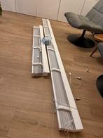 Witte Bamboe Jaloezieën, Ophalen, 50 tot 100 cm, Zo goed als nieuw, Wit