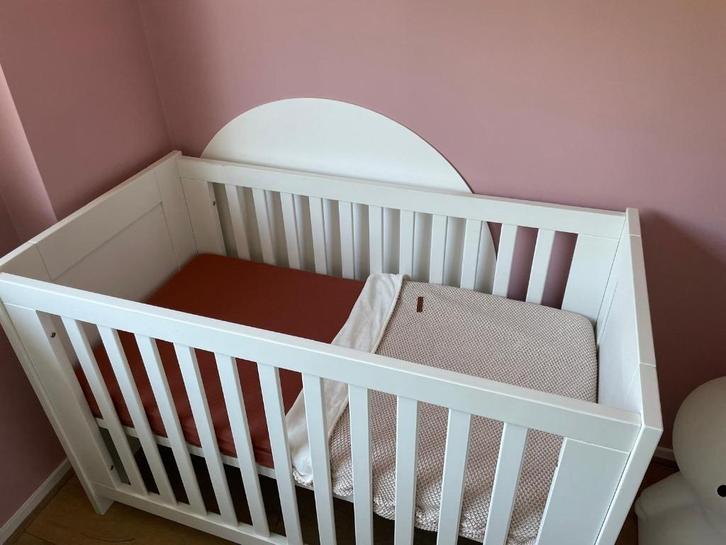 Ledikant Interbaby wit, Kinderen en Baby's, Babywiegjes en Ledikanten, Gebruikt, Ledikant, Ophalen