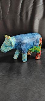 Papier-maché koe - Decoratief, Antiek en Kunst, Kunst | Beelden en Houtsnijwerken, Ophalen of Verzenden