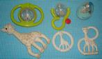 SOPHIE de Giraf BABY speelgoed 6 stuks giraffe, Ophalen of Verzenden, Gebruikt, Overige typen, Met geluid