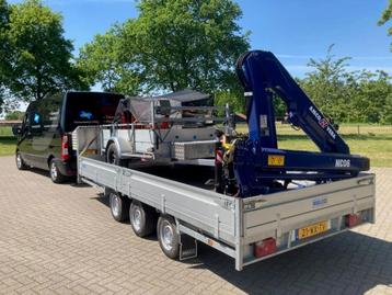 Diversen Aanhanger met Amco Veba 903 3 S laadkraan beschikbaar voor biedingen