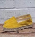 Toni Pons - Suedeleren espadrilles maat 37 - Nieuw €90, Geel, Nieuw, Ophalen of Verzenden, Toni Pons