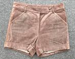Heide echte suede leer korte broek maaf XS, Ophalen of Verzenden, Zo goed als nieuw, Maat 34 (XS) of kleiner, Kort