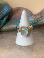 Aquamarijn beschermt geluk intuïtie inzicht derde oog liefde, Sieraden, Tassen en Uiterlijk, Ringen, Blauw, Nieuw, Ophalen of Verzenden