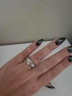 Zilveren Buddha to Buddha ring | maat 18, 18 tot 19, Ophalen of Verzenden, Zo goed als nieuw, Dame of Heer