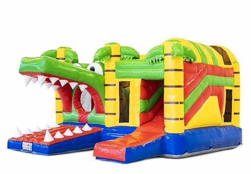 Springkussen Multiplay krokodil te huur, Hobby en Vrije tijd, Feestartikelen | Verhuur, Ophalen of Verzenden