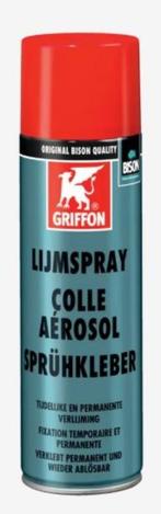Griffon lijmspray spuitbus 500 ml, Ophalen of Verzenden, Nieuw, Materiaal