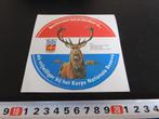 sticker leger landmacht natres NTC beschermen wat dierbaar, Verzamelen, Ophalen, Zo goed als nieuw, Bedrijf of Vereniging