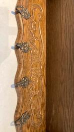 Eiken houten kapstok met houtsnijwerk, Antiek en Kunst, Curiosa en Brocante, Ophalen