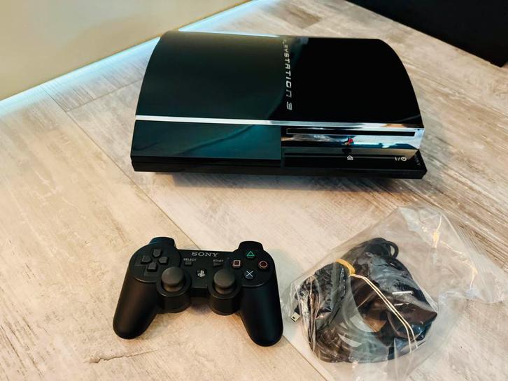Sony PlayStation 3 backwards compatibel, Spelcomputers en Games, Spelcomputers | Sony PlayStation 3, Gebruikt, Phat, 60 GB, Met 1 controller