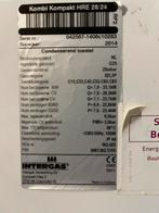 Intergas Kombi Kompakt HRE 28/24 CV Ketel, Doe-het-zelf en Verbouw, Geisers en Boilers, Gebruikt, Aardgas, 6 t/m 10 jaar oud, Boiler