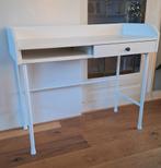 Ikea bureau Hauga wit / computer tafel, Huis en Inrichting, Bureaus, Ophalen, Zo goed als nieuw