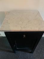 nachtkastje met marmeren blad, Ophalen, Overige materialen, Gebruikt, Minder dan 45 cm